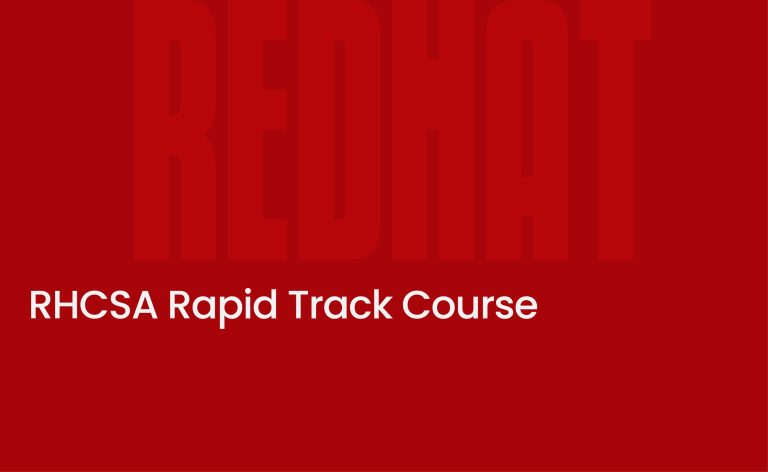 RHCSA Rapid Track Course