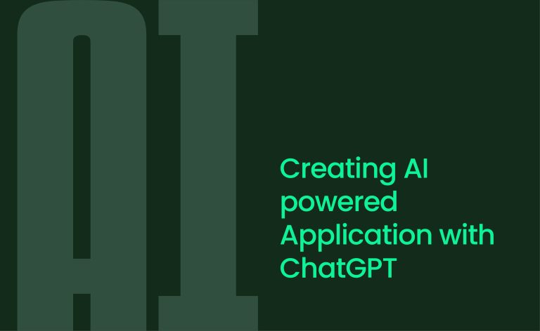 Creating AI powered Application with ChatGPT