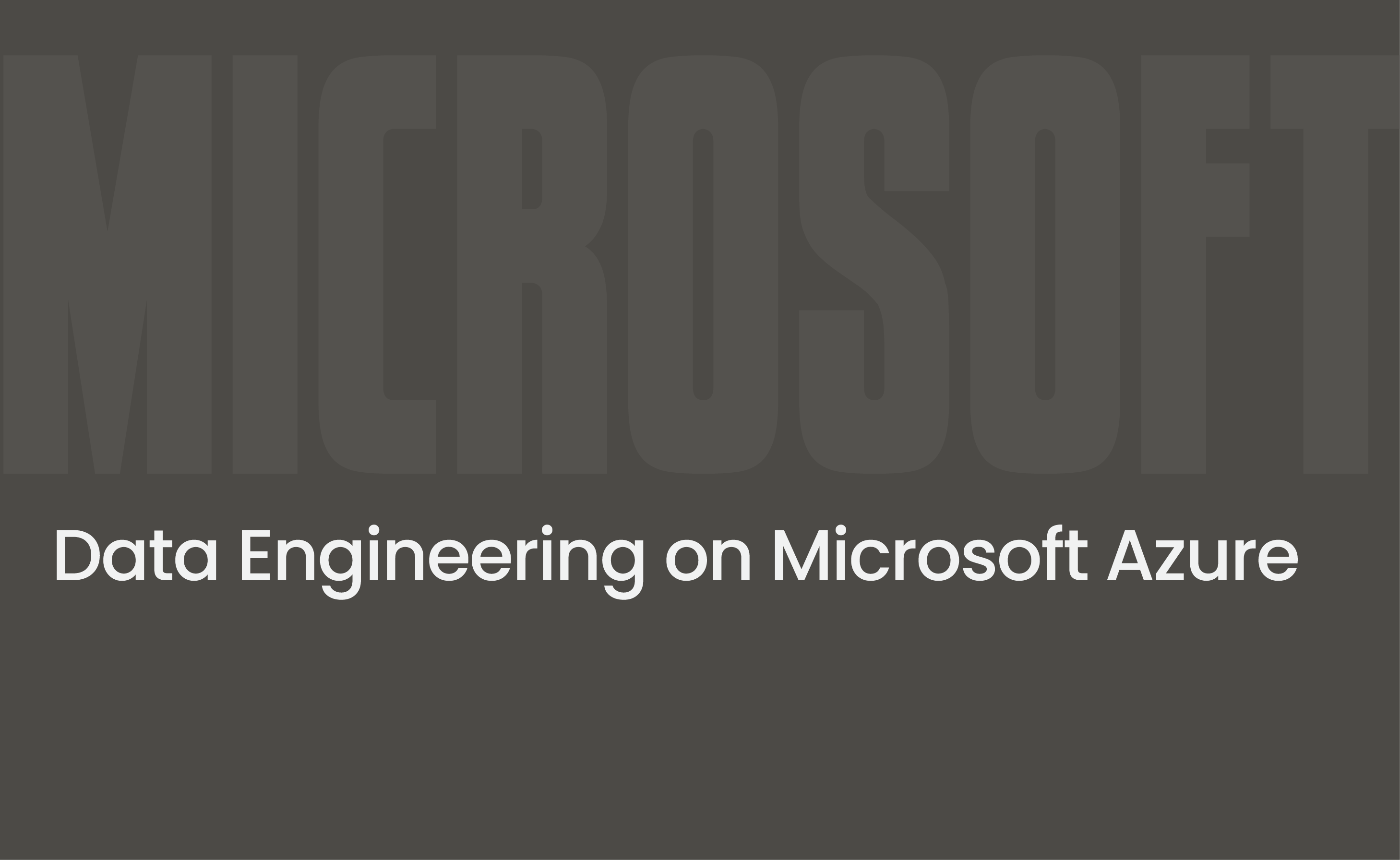 Data Engineering on Microsoft Azure