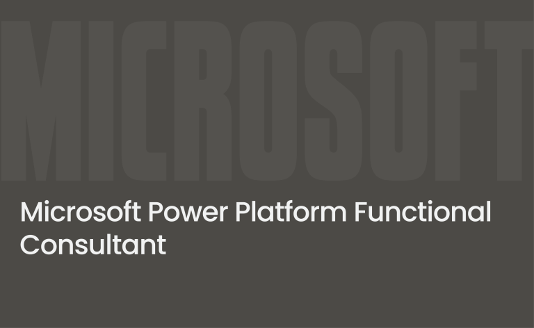 Microsoft Power Platform Functional Consultant