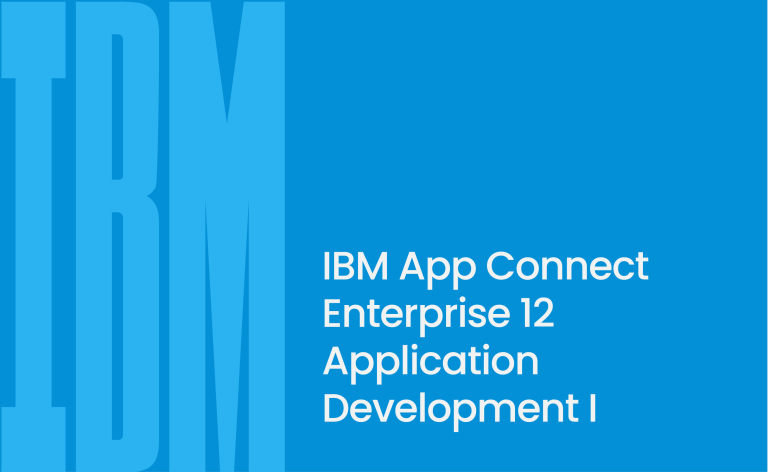 IBM App Connect Enterprise 12 Application Development I