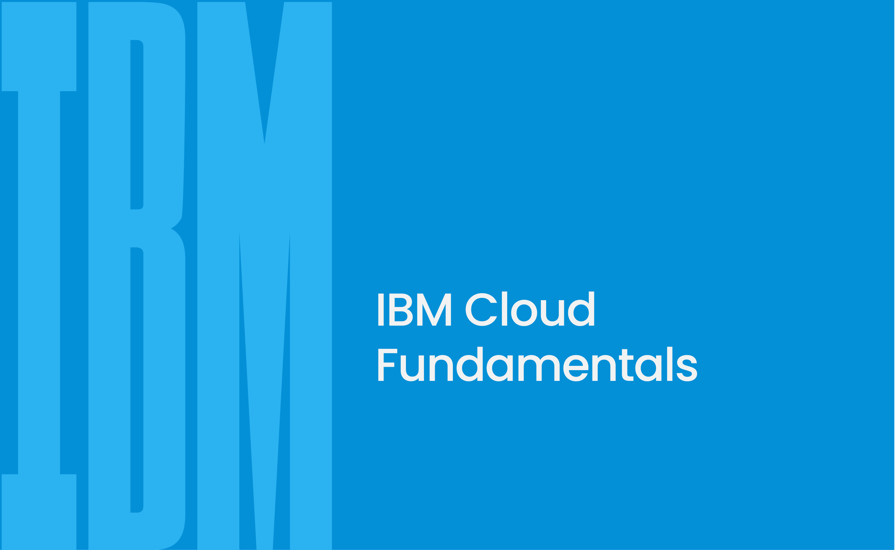 IBM Cloud Fundamentals